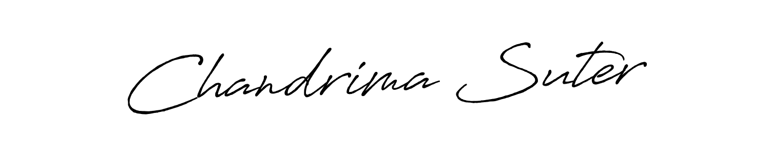 How to Draw Chandrima Suter signature style? Antro_Vectra_Bolder is a latest design signature styles for name Chandrima Suter. Chandrima Suter signature style 7 images and pictures png