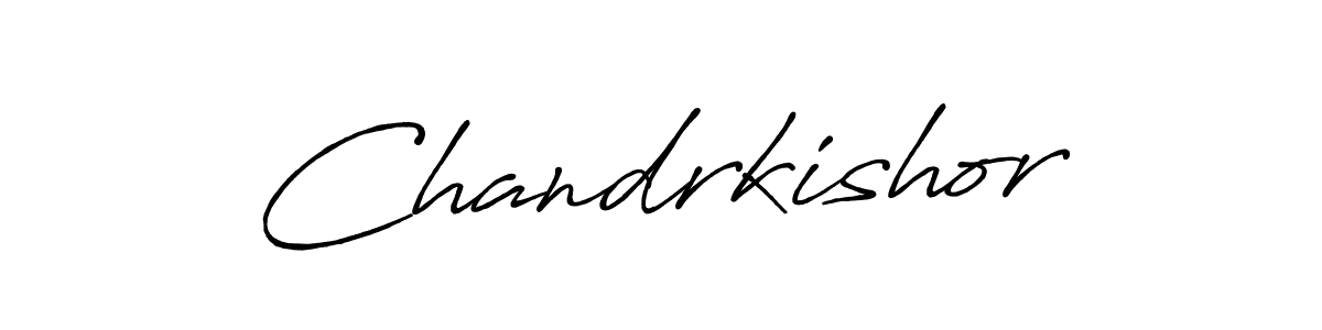 Design your own signature with our free online signature maker. With this signature software, you can create a handwritten (Antro_Vectra_Bolder) signature for name Chandrkishor. Chandrkishor signature style 7 images and pictures png