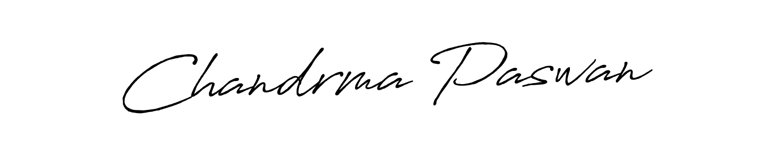 Chandrma Paswan stylish signature style. Best Handwritten Sign (Antro_Vectra_Bolder) for my name. Handwritten Signature Collection Ideas for my name Chandrma Paswan. Chandrma Paswan signature style 7 images and pictures png