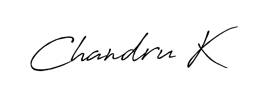 Similarly Antro_Vectra_Bolder is the best handwritten signature design. Signature creator online .You can use it as an online autograph creator for name Chandru K. Chandru K signature style 7 images and pictures png