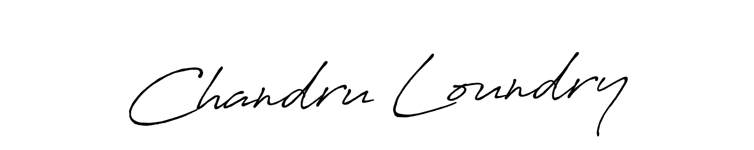 Similarly Antro_Vectra_Bolder is the best handwritten signature design. Signature creator online .You can use it as an online autograph creator for name Chandru Loundry. Chandru Loundry signature style 7 images and pictures png