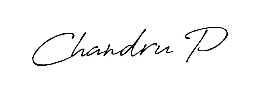 Similarly Antro_Vectra_Bolder is the best handwritten signature design. Signature creator online .You can use it as an online autograph creator for name Chandru P. Chandru P signature style 7 images and pictures png