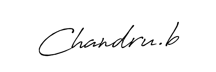 Chandru.b stylish signature style. Best Handwritten Sign (Antro_Vectra_Bolder) for my name. Handwritten Signature Collection Ideas for my name Chandru.b. Chandru.b signature style 7 images and pictures png