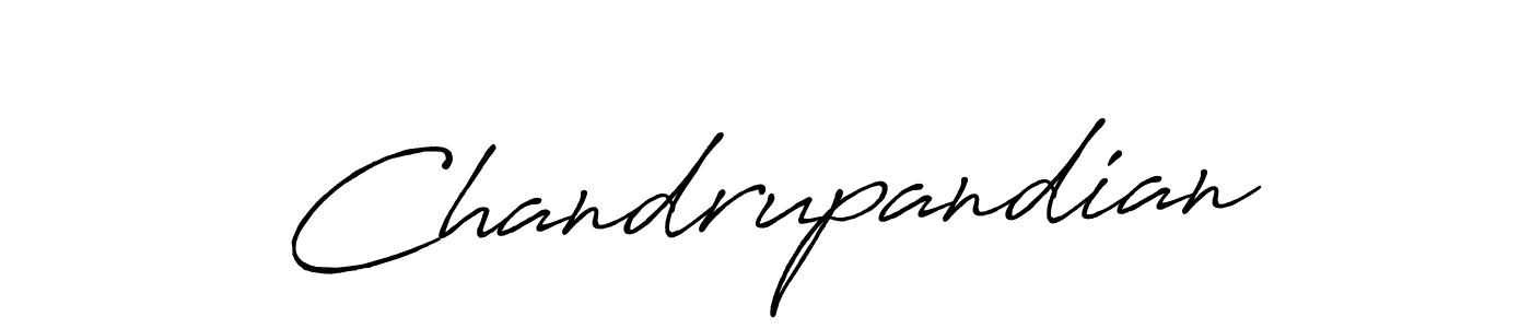 You should practise on your own different ways (Antro_Vectra_Bolder) to write your name (Chandrupandian) in signature. don't let someone else do it for you. Chandrupandian signature style 7 images and pictures png