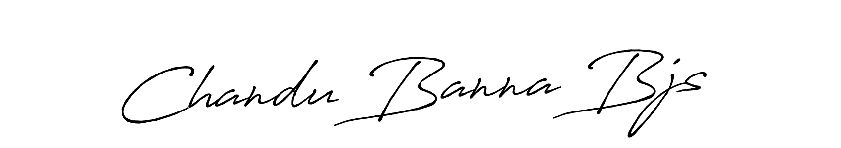 Also we have Chandu Banna Bjs  name is the best signature style. Create professional handwritten signature collection using Antro_Vectra_Bolder autograph style. Chandu Banna Bjs  signature style 7 images and pictures png