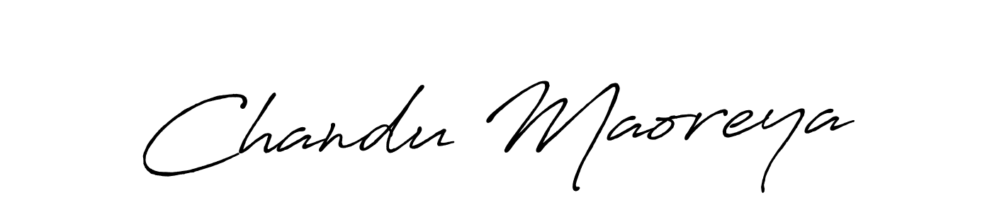 You should practise on your own different ways (Antro_Vectra_Bolder) to write your name (Chandu Maoreya) in signature. don't let someone else do it for you. Chandu Maoreya signature style 7 images and pictures png