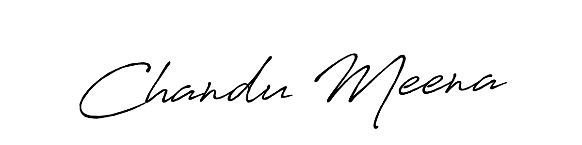 It looks lik you need a new signature style for name Chandu Meena. Design unique handwritten (Antro_Vectra_Bolder) signature with our free signature maker in just a few clicks. Chandu Meena signature style 7 images and pictures png