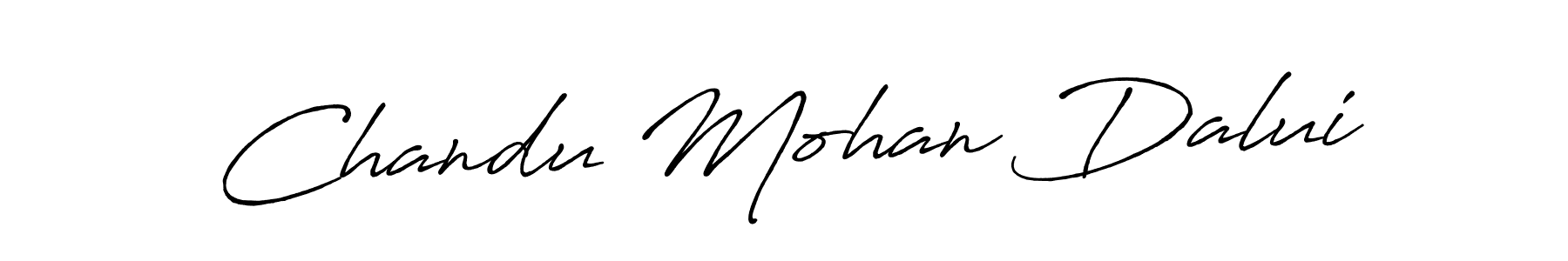 You can use this online signature creator to create a handwritten signature for the name Chandu Mohan Dalui. This is the best online autograph maker. Chandu Mohan Dalui signature style 7 images and pictures png