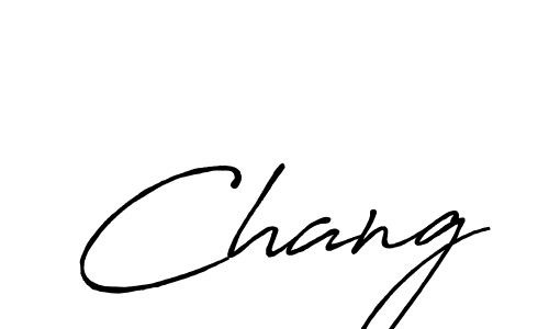 Create a beautiful signature design for name Chang. With this signature (Antro_Vectra_Bolder) fonts, you can make a handwritten signature for free. Chang signature style 7 images and pictures png