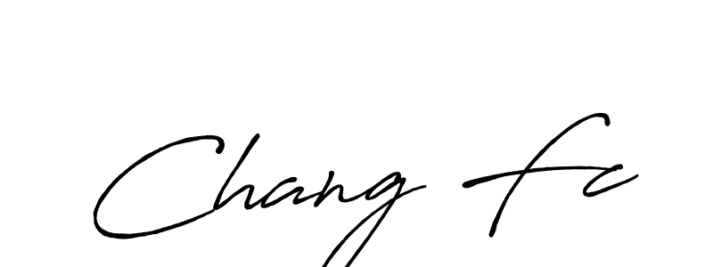 Create a beautiful signature design for name Chang Fc. With this signature (Antro_Vectra_Bolder) fonts, you can make a handwritten signature for free. Chang Fc signature style 7 images and pictures png
