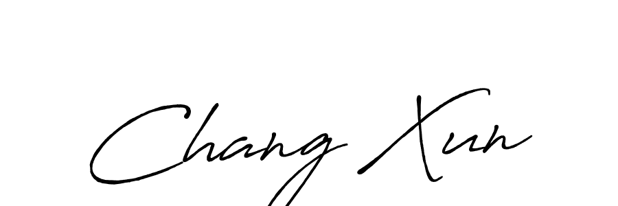 Also You can easily find your signature by using the search form. We will create Chang Xun name handwritten signature images for you free of cost using Antro_Vectra_Bolder sign style. Chang Xun signature style 7 images and pictures png