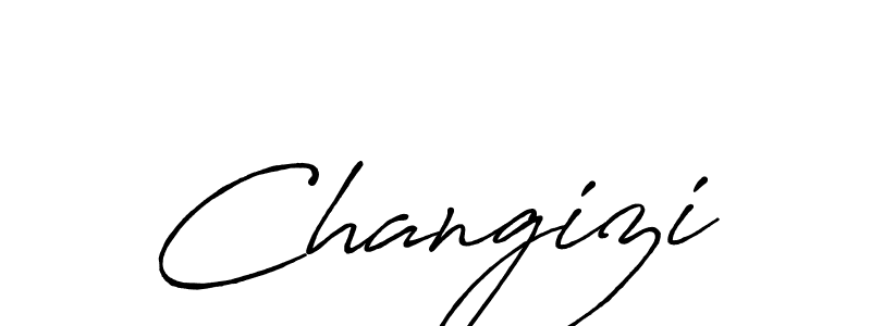 You should practise on your own different ways (Antro_Vectra_Bolder) to write your name (Changizi) in signature. don't let someone else do it for you. Changizi signature style 7 images and pictures png