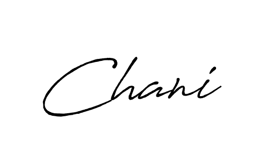 How to make Chani signature? Antro_Vectra_Bolder is a professional autograph style. Create handwritten signature for Chani name. Chani signature style 7 images and pictures png