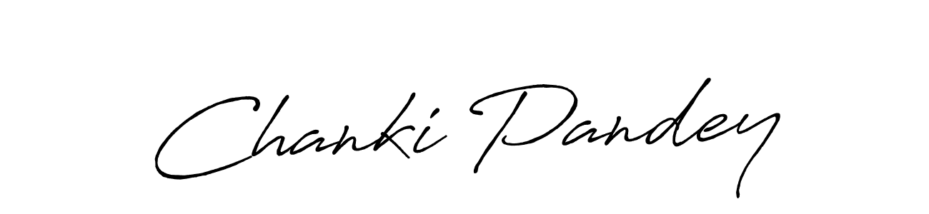 It looks lik you need a new signature style for name Chanki Pandey. Design unique handwritten (Antro_Vectra_Bolder) signature with our free signature maker in just a few clicks. Chanki Pandey signature style 7 images and pictures png