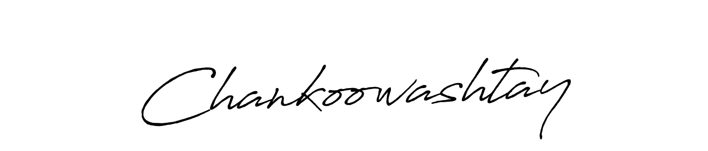 How to make Chankoowashtay signature? Antro_Vectra_Bolder is a professional autograph style. Create handwritten signature for Chankoowashtay name. Chankoowashtay signature style 7 images and pictures png