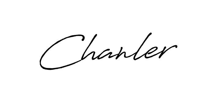 How to make Chanler name signature. Use Antro_Vectra_Bolder style for creating short signs online. This is the latest handwritten sign. Chanler signature style 7 images and pictures png