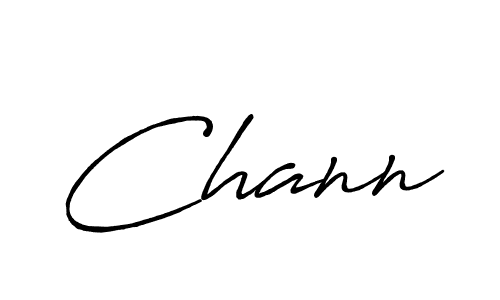 Create a beautiful signature design for name Chann. With this signature (Antro_Vectra_Bolder) fonts, you can make a handwritten signature for free. Chann signature style 7 images and pictures png