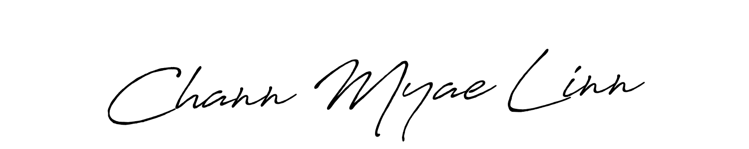 Best and Professional Signature Style for Chann Myae Linn. Antro_Vectra_Bolder Best Signature Style Collection. Chann Myae Linn signature style 7 images and pictures png