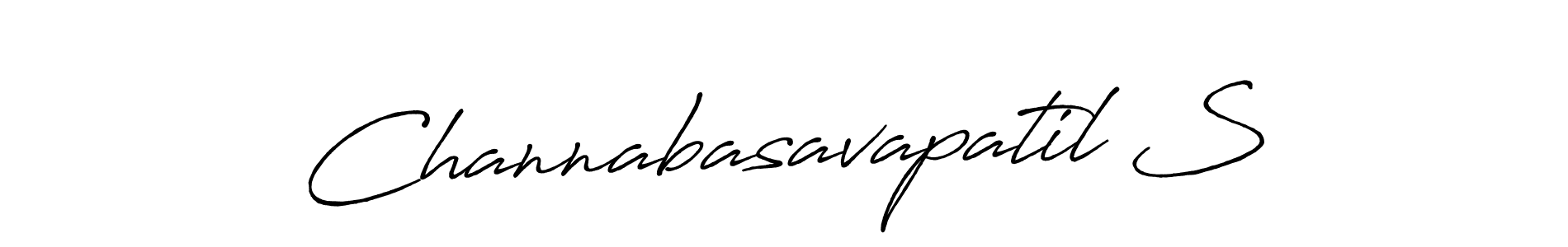 Also You can easily find your signature by using the search form. We will create Channabasavapatil S name handwritten signature images for you free of cost using Antro_Vectra_Bolder sign style. Channabasavapatil S signature style 7 images and pictures png