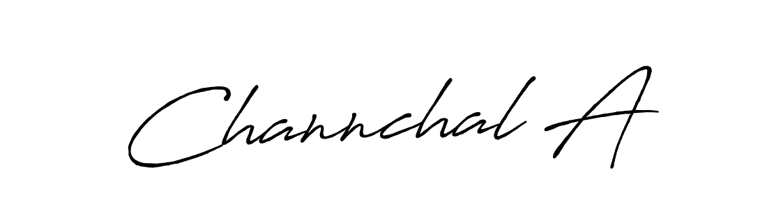 Best and Professional Signature Style for Channchal A. Antro_Vectra_Bolder Best Signature Style Collection. Channchal A signature style 7 images and pictures png