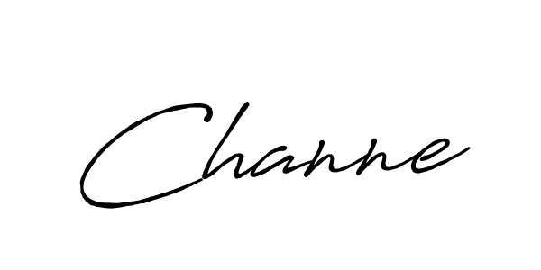 How to Draw Channe signature style? Antro_Vectra_Bolder is a latest design signature styles for name Channe. Channe signature style 7 images and pictures png