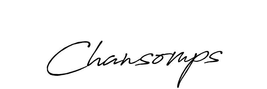 if you are searching for the best signature style for your name Chansomps. so please give up your signature search. here we have designed multiple signature styles  using Antro_Vectra_Bolder. Chansomps signature style 7 images and pictures png