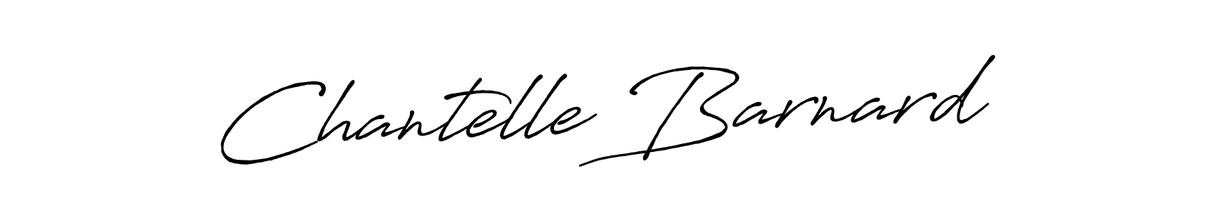 Make a beautiful signature design for name Chantelle Barnard. With this signature (Antro_Vectra_Bolder) style, you can create a handwritten signature for free. Chantelle Barnard signature style 7 images and pictures png