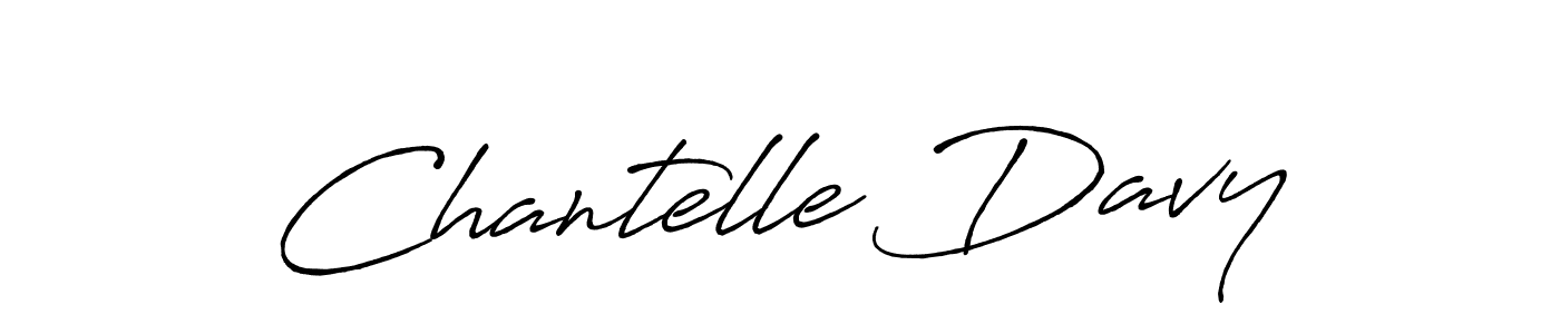 Use a signature maker to create a handwritten signature online. With this signature software, you can design (Antro_Vectra_Bolder) your own signature for name Chantelle Davy. Chantelle Davy signature style 7 images and pictures png