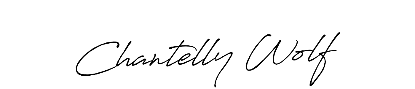 Make a beautiful signature design for name Chantelly Wolf. Use this online signature maker to create a handwritten signature for free. Chantelly Wolf signature style 7 images and pictures png