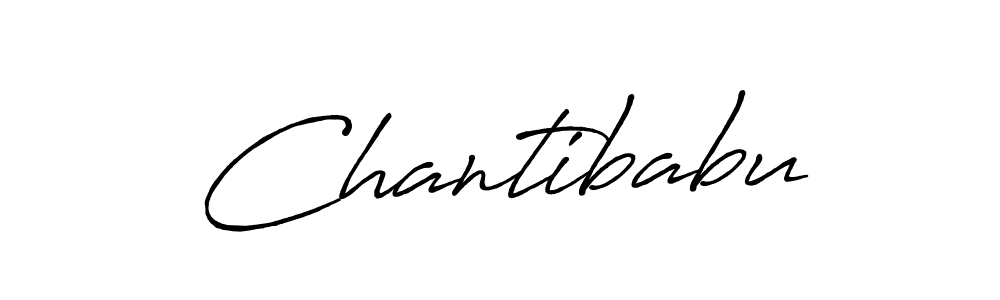 It looks lik you need a new signature style for name Chantibabu. Design unique handwritten (Antro_Vectra_Bolder) signature with our free signature maker in just a few clicks. Chantibabu signature style 7 images and pictures png