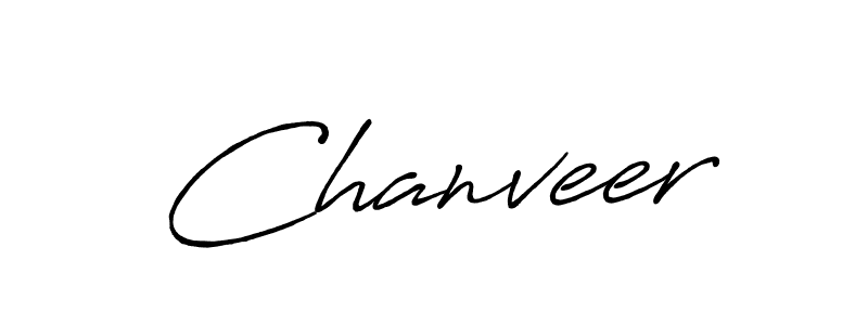 Design your own signature with our free online signature maker. With this signature software, you can create a handwritten (Antro_Vectra_Bolder) signature for name Chanveer. Chanveer signature style 7 images and pictures png