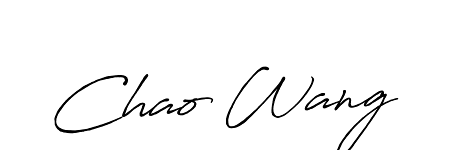 Make a beautiful signature design for name Chao Wang. Use this online signature maker to create a handwritten signature for free. Chao Wang signature style 7 images and pictures png