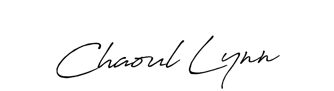 You should practise on your own different ways (Antro_Vectra_Bolder) to write your name (Chaoul Lynn) in signature. don't let someone else do it for you. Chaoul Lynn signature style 7 images and pictures png