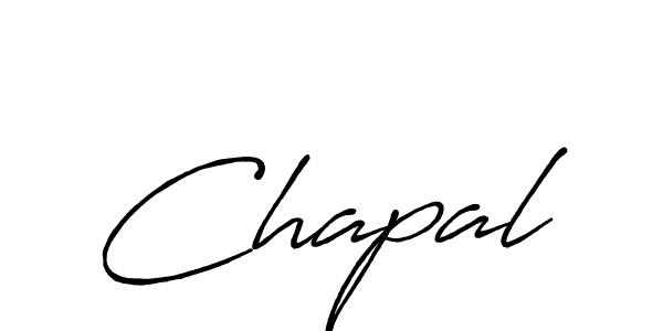 Chapal stylish signature style. Best Handwritten Sign (Antro_Vectra_Bolder) for my name. Handwritten Signature Collection Ideas for my name Chapal. Chapal signature style 7 images and pictures png