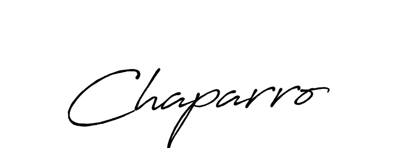 Design your own signature with our free online signature maker. With this signature software, you can create a handwritten (Antro_Vectra_Bolder) signature for name Chaparro. Chaparro signature style 7 images and pictures png