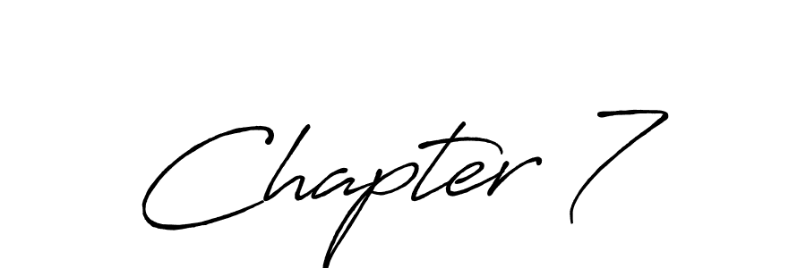 Make a beautiful signature design for name Chapter 7. With this signature (Antro_Vectra_Bolder) style, you can create a handwritten signature for free. Chapter 7 signature style 7 images and pictures png
