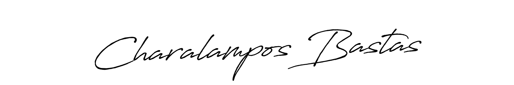 How to make Charalampos Bastas name signature. Use Antro_Vectra_Bolder style for creating short signs online. This is the latest handwritten sign. Charalampos Bastas signature style 7 images and pictures png