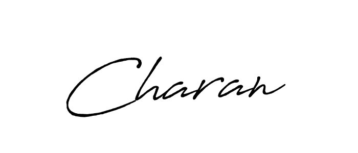 Also we have Charan  name is the best signature style. Create professional handwritten signature collection using Antro_Vectra_Bolder autograph style. Charan  signature style 7 images and pictures png