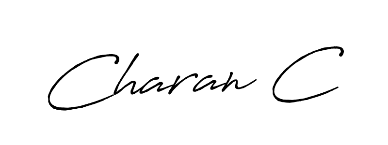 Best and Professional Signature Style for Charan C. Antro_Vectra_Bolder Best Signature Style Collection. Charan C signature style 7 images and pictures png