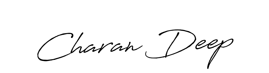 Also You can easily find your signature by using the search form. We will create Charan Deep name handwritten signature images for you free of cost using Antro_Vectra_Bolder sign style. Charan Deep signature style 7 images and pictures png