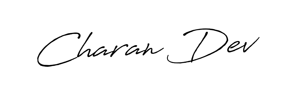 Create a beautiful signature design for name Charan Dev. With this signature (Antro_Vectra_Bolder) fonts, you can make a handwritten signature for free. Charan Dev signature style 7 images and pictures png