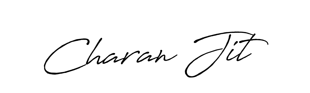 The best way (Antro_Vectra_Bolder) to make a short signature is to pick only two or three words in your name. The name Charan Jit include a total of six letters. For converting this name. Charan Jit signature style 7 images and pictures png