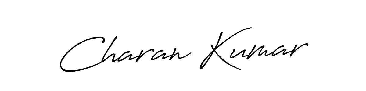 The best way (Antro_Vectra_Bolder) to make a short signature is to pick only two or three words in your name. The name Charan Kumar include a total of six letters. For converting this name. Charan Kumar signature style 7 images and pictures png