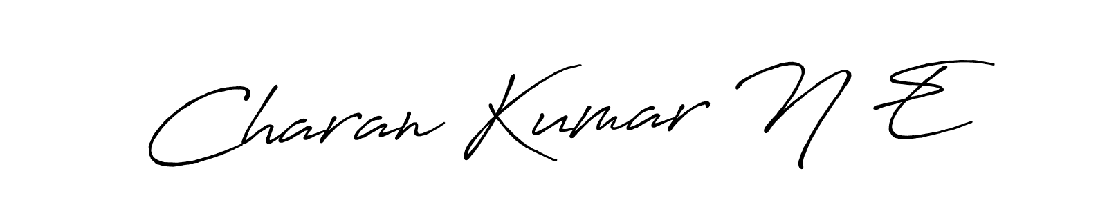 Also You can easily find your signature by using the search form. We will create Charan Kumar N E name handwritten signature images for you free of cost using Antro_Vectra_Bolder sign style. Charan Kumar N E signature style 7 images and pictures png