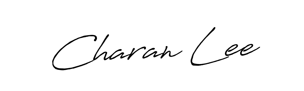 Similarly Antro_Vectra_Bolder is the best handwritten signature design. Signature creator online .You can use it as an online autograph creator for name Charan Lee. Charan Lee signature style 7 images and pictures png