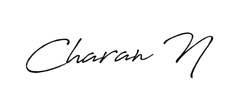 How to Draw Charan N signature style? Antro_Vectra_Bolder is a latest design signature styles for name Charan N. Charan N signature style 7 images and pictures png