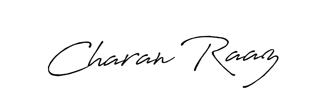 Charan Raaz stylish signature style. Best Handwritten Sign (Antro_Vectra_Bolder) for my name. Handwritten Signature Collection Ideas for my name Charan Raaz. Charan Raaz signature style 7 images and pictures png