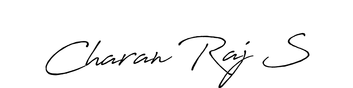 Similarly Antro_Vectra_Bolder is the best handwritten signature design. Signature creator online .You can use it as an online autograph creator for name Charan Raj S. Charan Raj S signature style 7 images and pictures png