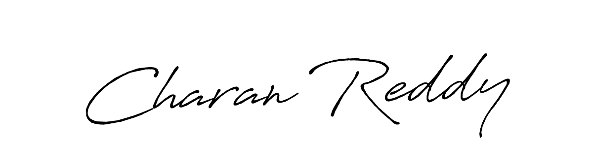 How to make Charan Reddy signature? Antro_Vectra_Bolder is a professional autograph style. Create handwritten signature for Charan Reddy name. Charan Reddy signature style 7 images and pictures png