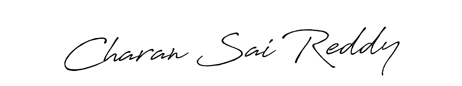 The best way (Antro_Vectra_Bolder) to make a short signature is to pick only two or three words in your name. The name Charan Sai Reddy include a total of six letters. For converting this name. Charan Sai Reddy signature style 7 images and pictures png